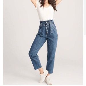 Abercrombie and fitch paper bag mom jeans